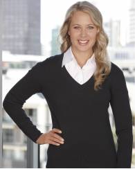 Ladies Pullover, V-neck